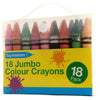 Pack Of 18 Jumbo Wax Crayons
